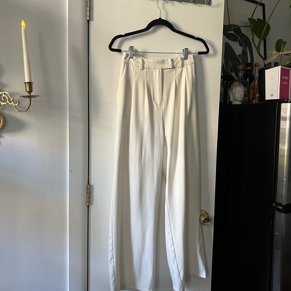 Princess Polly White Trousers